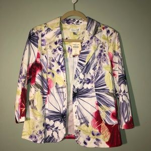 Floral Printed Blazer